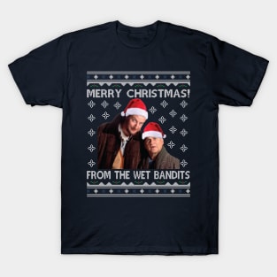 Merry Christmas From The Wet Bandits Home Alone T-Shirt